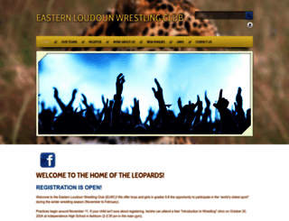 easternloudounwrestling.org screenshot