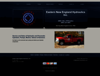 easternnehydraulics.com screenshot