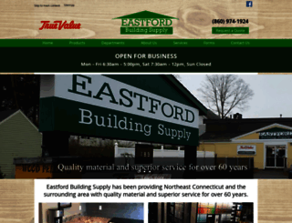 eastfordbuildingsupply.com screenshot
