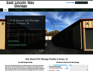 eastlincolnwaystorage.com screenshot