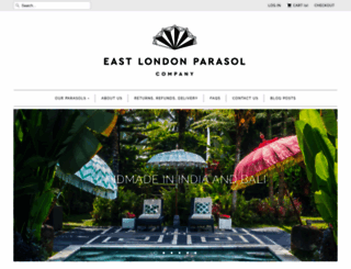 eastlondonparasols.com screenshot