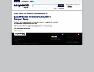 eastmidsvast.easysearch.org.uk screenshot