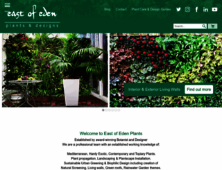 eastofedenplants.co.uk screenshot