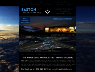 eastonjet.com screenshot