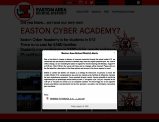 eastonsd.org screenshot