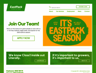 eastpack.co.nz screenshot