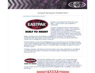 eastpak-backpack.achatparfums.com screenshot