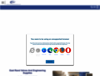 eastrandvalves.co.za screenshot