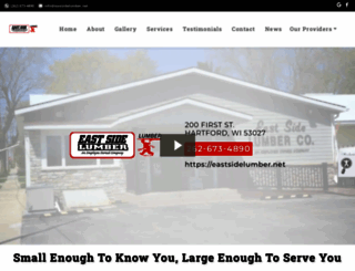 eastsidelumber.net screenshot