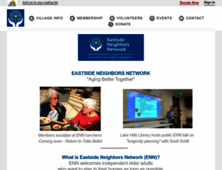 eastsideneighborsnetwork.org screenshot