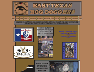 easttexashogdoggers.com screenshot