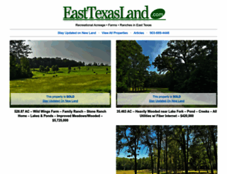 easttexasland.com screenshot