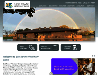 easttowneveterinaryclinic.com screenshot