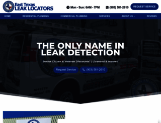 easttxleaklocators.com screenshot