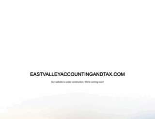 eastvalleyaccountingandtax.com screenshot