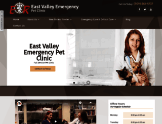 eastvalleyemergencypetclinic.com screenshot