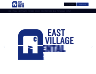 eastvillagedentalcenter.com screenshot