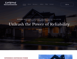 eastwoodelectricalgenerator.com screenshot