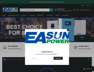 easunpower.com screenshot