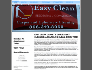 easy-clean-carpet-and-upholstery-cleaning.com screenshot