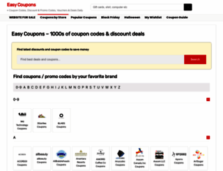 easy-coupons.com screenshot