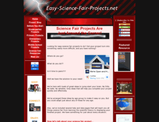 easy-science-fair-projects.net screenshot