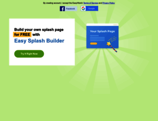 easy-splash-builder.com screenshot