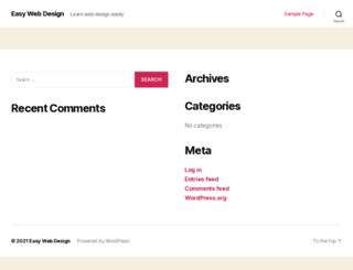 easy-web-design.com screenshot