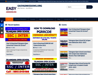 easyadmissions.org screenshot
