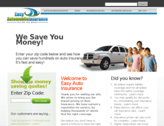 easyautomobileinsurance.com screenshot