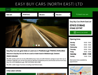 easybuycars.co.uk screenshot