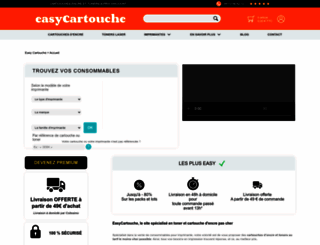 easycartouche.fr screenshot
