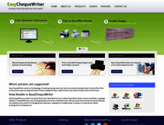 easychequewriter.com screenshot