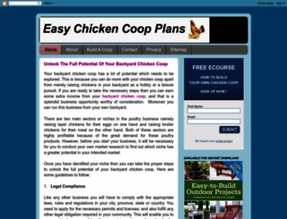 easychickencoopplans.blogspot.com screenshot