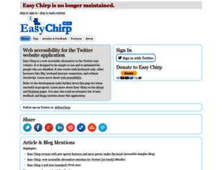 easychirp.com screenshot
