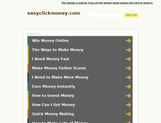 easyclickmoney.com screenshot