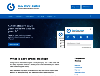 easycpanelbackup.com screenshot