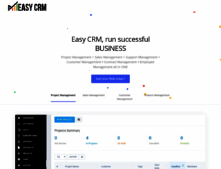 easycrmsystem.com screenshot