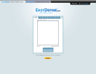 easydefine.com screenshot