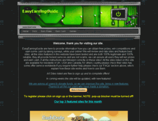 easyearningguide.webs.com screenshot