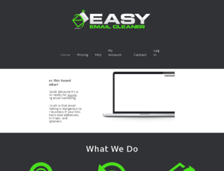 easyemailcleaner.com screenshot