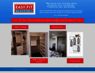 easyfitwardrobes.com.au screenshot