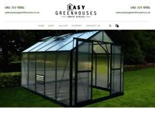 easygreenhouses.co.za screenshot