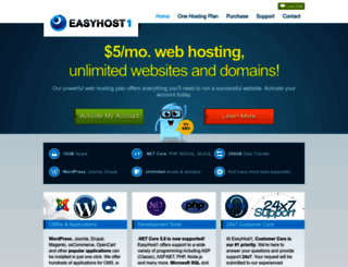 easyhost1.com screenshot