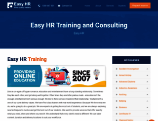 easyhr.com.au screenshot