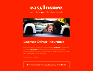 easyinsurance.co.uk screenshot