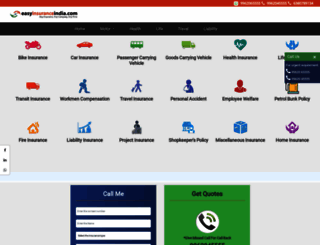 easyinsuranceindia.com screenshot