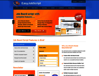 easyjobscript.com screenshot