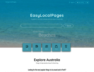 easylocalpages.com.au screenshot