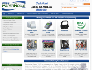 easypaperrolls.com screenshot